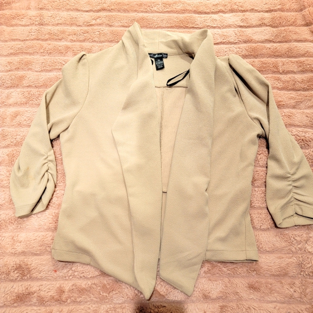 Tan Blazer Stretchy